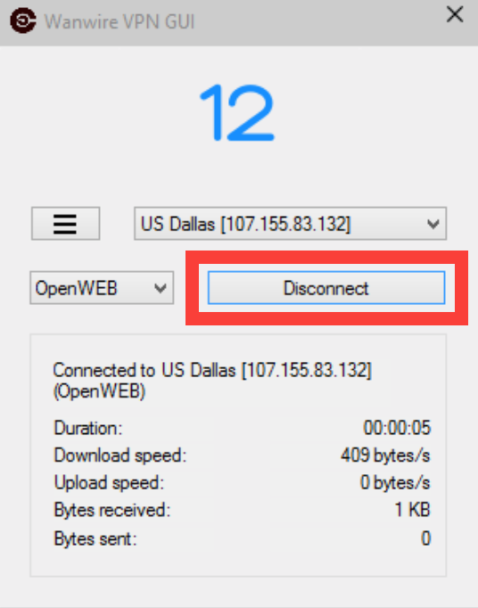 Disconnect